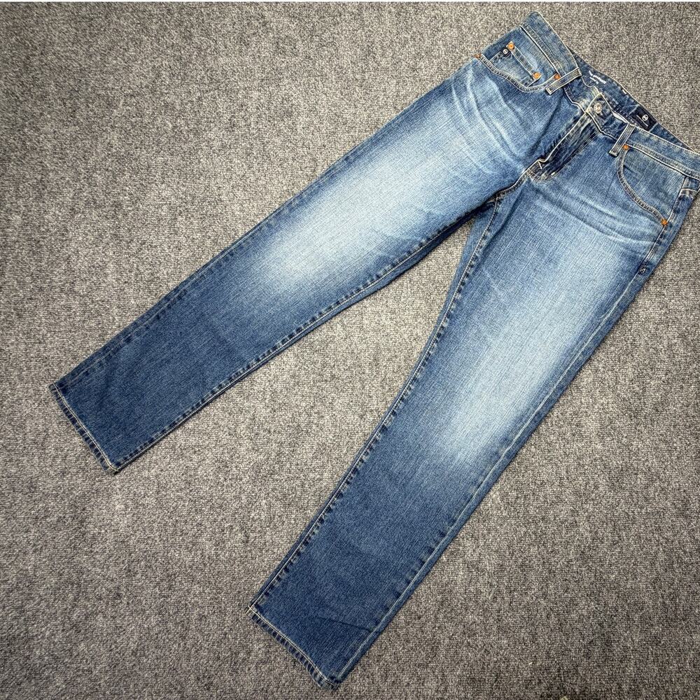 AG Adriano Goldschmied Graduate Jeans Mens 32x34 NWT Blue Tailored Leg Stretch